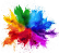 PÓ COLORIDO WARNA - AZUL - 1 unidade com 50 g - Imagem 2