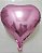 BALÃO METALIZADO CORAÇÃO ROSA CLARO - 45 cm - 1 unidade - Imagem 2