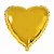 BALÃO METALIZADO CORAÇÃO DOURADO - 45 cm - 1 unidade - Imagem 1