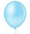 BALÃO LISO REDONDO - PIC PIC Nº 08 -  AZUL CLARO- Pacote com 50 unidades - Imagem 1