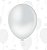 BALÃO LISO REDONDO - PIC PIC Nº 16 - BRANCO - Pacote com 12 unidades - Imagem 1