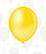 BALÃO LISO REDONDO - PIC PIC Nº 16 - AMARELO - Pacote com 12 unidades - Imagem 1