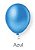 BALÃO LISO REDONDO - PIC PIC Nº 05 - AZUL - Pacote com 50 unidades - Imagem 1