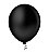 BALÃO LISO REDONDO - PIC PIC Nº 05 -  PRETO - Pacote com 50 unidades - Imagem 1