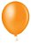 BALÃO LISO REDONDO - PIC PIC Nº 16 - LARANJA - Pacote com 12 unidades - Imagem 1