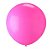 BALÃO LISO REDONDO - PIC PIC Nº16 - ROSA NEON - Pacote com 12 unidades - Imagem 1