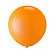 BALÃO LISO REDONDO - PIC PIC Nº16 - LARANJA NEON - Pacote com 12 unidades - Imagem 1