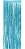 CORTINA METALIZADA DECORATIVA - AZUL TIFFANY - 1 unidade - Imagem 1