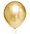 BALÃO LISO REDONDO PLATINO - PIC PIC Nº16 - OURO - Pacote com 12 unidades - Imagem 1