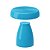 BANDEJA REDONDA ALEGRA 20 CM + PÉ (VASO) 15 CM - AZUL CLARO - Produfest - Imagem 2