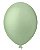 BALÃO LISO REDONDO - PIC PIC Nº 16 - VERDE EUCALIPTO - Pacote com 12 unidades - Imagem 1