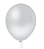 BALÃO LISO REDONDO - PIC PIC Nº 16 - CINZA CANDY - Pacote com 12 unidades - Imagem 1