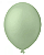 BALÃO LISO REDONDO - PIC PIC Nº 05 - VERDE EUCALIPTO - Pacote com 50 unidades - Imagem 1