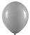 BALÃO REDONDO  ART-LATEX Nº 05 - CINZA - Pacote com 50 unidades - Imagem 1