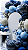 BALÃO REDONDO  ART-LATEX Nº 05 - AZUL MARINHO -Pacote com 50 unidades - Imagem 2