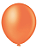 BALÃO LISO REDONDO - PIC PIC Nº 09 - LARANJA - Pacote com 50 unidades - Imagem 1