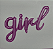 BALAO LETRA CURSIVA  GIRL - ROSA CLARO -  90X64 CM -  1 Unidade - Imagem 2