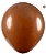 BALÃO LISO REDONDO - PIC PIC Nº 16 - MARROM - Pacote com 12 unidades - Imagem 1