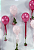 BALÃO PEROLA REDONDO PIC PIC N° 5- ROSA MALIBU -Pacote com 25 unidades - Imagem 2