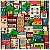 SACO PEROLADO PARA PRESENTES CASAS BRASIL - 35X54 cm - Pacote com 50 unidades - Imagem 1