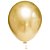 BALÃO PLATINO REDONDO - OURO - PIC PIC Nº 05 - Pacote com 25 unidades - Imagem 1