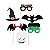 PLAQUINHAS DIVERTIDAS - HALLOWEEN - Pacote com 8 unidades - Imagem 1