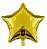 BALÃO METALIZADO ESTRELA - DOURADO - 45 CM - 1 unidade - Imagem 1