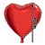 BALÃO METALIZADO CORAÇÃO VERMELHO - 45 cm - 1 unidade - Imagem 2