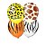 BALÃO DECORADO SAFARI - SORTIDO - PIC PIC Nº 10 - Pacote com 25 unidades - Imagem 1