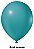 BALÃO LISO REDONDO - JOY Nº 08 - AZUL OCEANO - Pacote com 50 unidades - Imagem 1