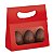 MINI CAIXA PLUS COM VISOR VERMELHA - 13 x 5,5 x 13 cm - 1 unidade - Imagem 1