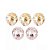 KIT DE BALÃO TRANSPARENTE COM CONFETES ROSÊ GOLD Nº 12 (30 cm) - 1 Pacote com 6 unidades - Imagem 1