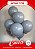 BALÃO LISO REDONDO - PIC PIC Nº 09 - CINZA - Pacote com 50 unidades - Imagem 1