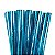 CANUDO DE PAPEL METALIZADO - AZUL - Pacote com 12 unidades - Imagem 1