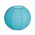 LUMINÁRIA JAPONESA BOLA DE PAPEL - 40 cm - AZUL CLARO - 1 unidade - Imagem 1