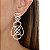 Brinco trabalhado folheado a ouro 18k - Imagem 2