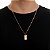 PINGENTE FOLHEADO A OURO 18K PLACA COM DIGITAL - Imagem 2