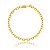 PULSEIRA CARTIER MASCULINA FOLHEADA A OURO 18K - Imagem 1