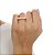 Anel chapado Faith folheado a ouro 18k - Imagem 2