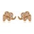 BRINCO DE ELEFANTE FOLHEADO A OURO 18K - Imagem 1