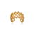 BRINCO PIERCING TRAMA LISO FOLHEADO OURO 18K - Imagem 1