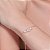 Pulseira regulável folheada a ouro 18k - Imagem 2