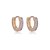 ARGOLA CRAVEJADA COM ZIRCÔNIAS FOLHEADA OURO 18K - Imagem 1