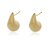 BRINCO GOTA FOLHEADO A OURO 18K - Imagem 1