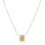 GARGANTILHA PAI NOSSO CRAVEJADO COM ZIRCONIAS FOLHEADO A OURO 18K - Imagem 1