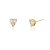 BRINCO CORAÇÃO COM ZIRCONIA FOLHEADO A OURO 18K - Imagem 1