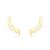 BRINCO EAR CUFF FOLHA OURO 18K AU91/9/70 - Imagem 1