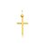 PINGENTE CRUZ LISA OURO 18K AU91/2/00 - Imagem 1