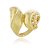 ANEL TRABALHADO FOLHEADO A OURO 18K - Imagem 1