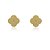BRINCO TREVO FOLHEADO A OURO 18K - Imagem 1